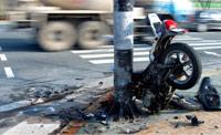 Motorcycle collision