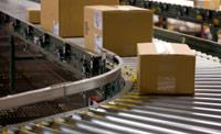 Products on a conveyor belt